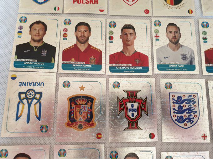 Euro UEFA 2020 Preview Complet 40 stickers Brillante version France