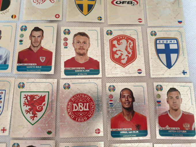 Euro UEFA 2020 Preview Complet 40 stickers Brillante version France