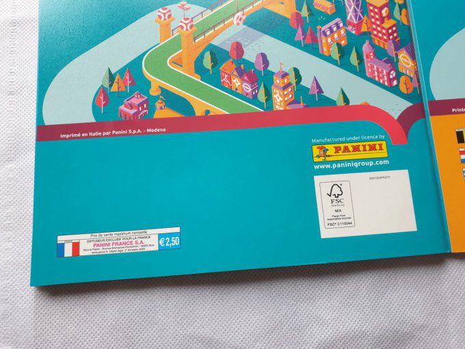 Panini Preview Euro 2020 set complet 568 images Turquoise FR