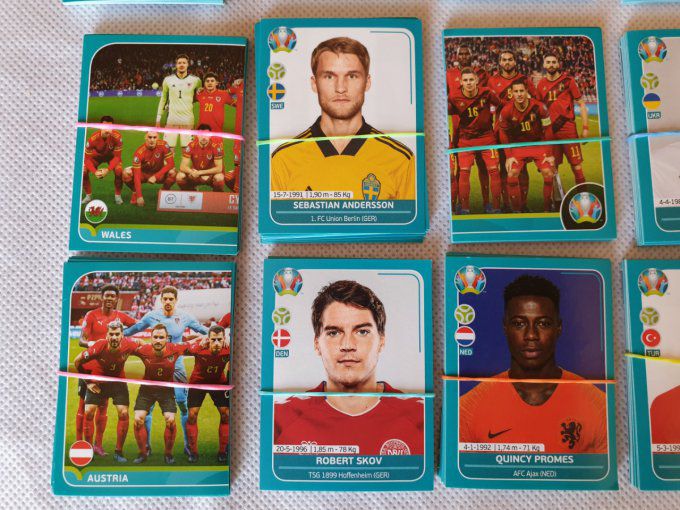 Panini Euro 2020 Preview Lot de 100 images version France