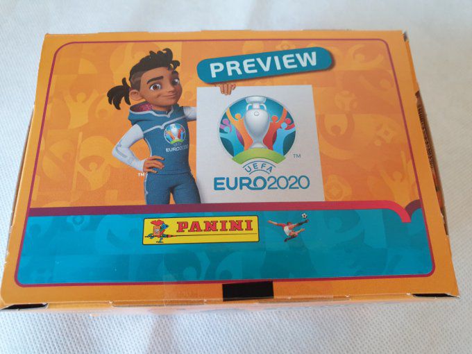Panini Euro 2020 Preview BOX 120 Pochettes version Belge