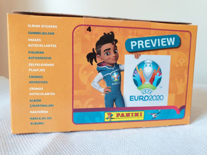 Panini Euro 2020 Preview BOX 120 Pochettes version Belge