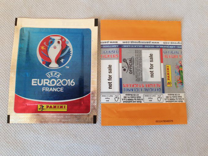 Panini Euro 2016 version ultra rare Continental par pochettes