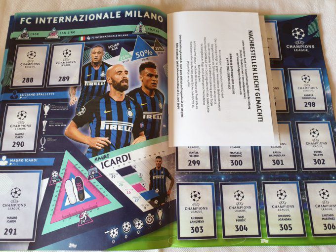 Topps Champions League 2018/2019 Album vide