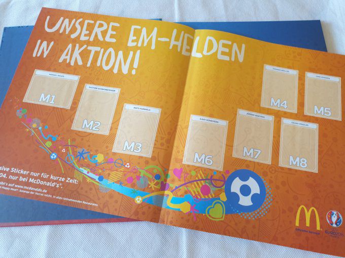 Panini Album vide Euro 2016 Hard Cover (D)