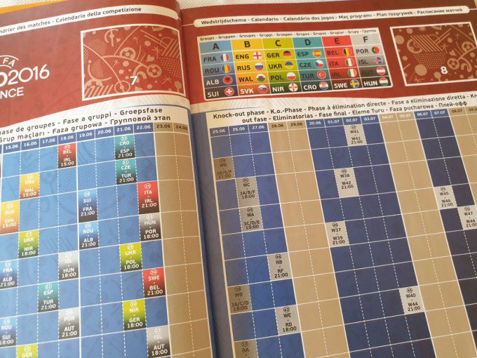 Panini Album vide Euro 2016 Hard Cover (D)