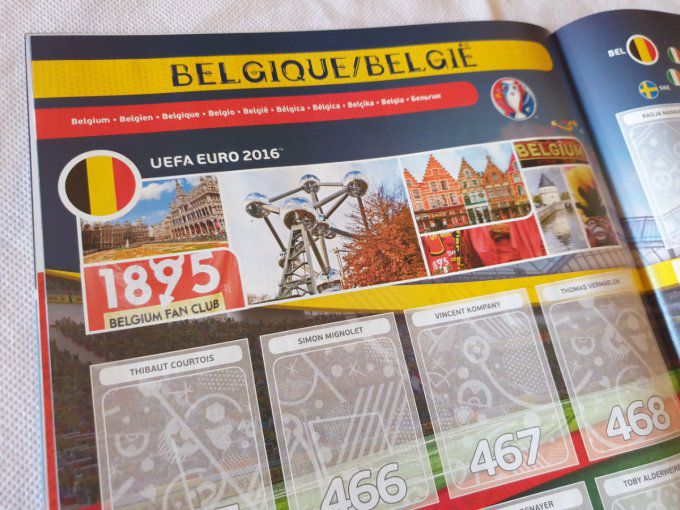 Panini Album vide Euro 2016 Star Edition Suisse