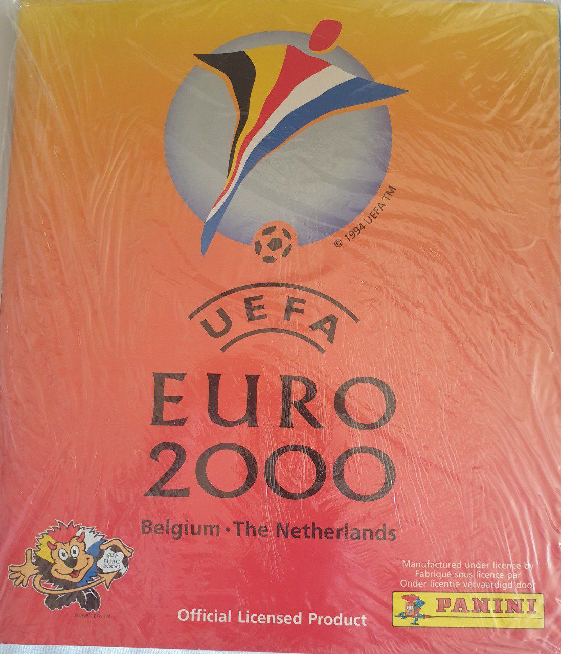 Euro 2000 images à la pièce dos noir