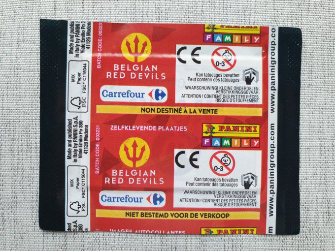 Panini Family carrefour Tous en France (Euro 2016) diable rouge-100 pochettes