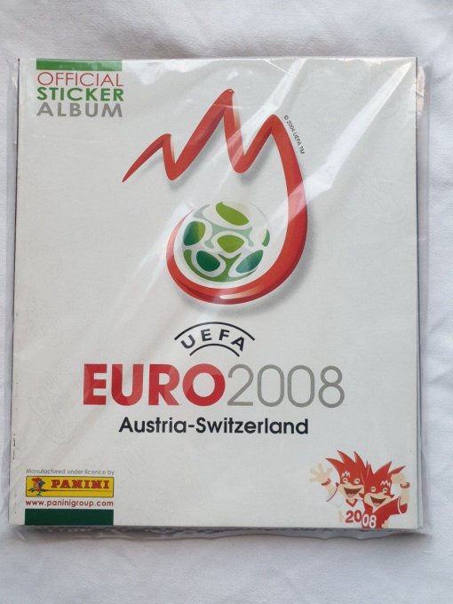Panini Album vide Euro 2008 version Belge