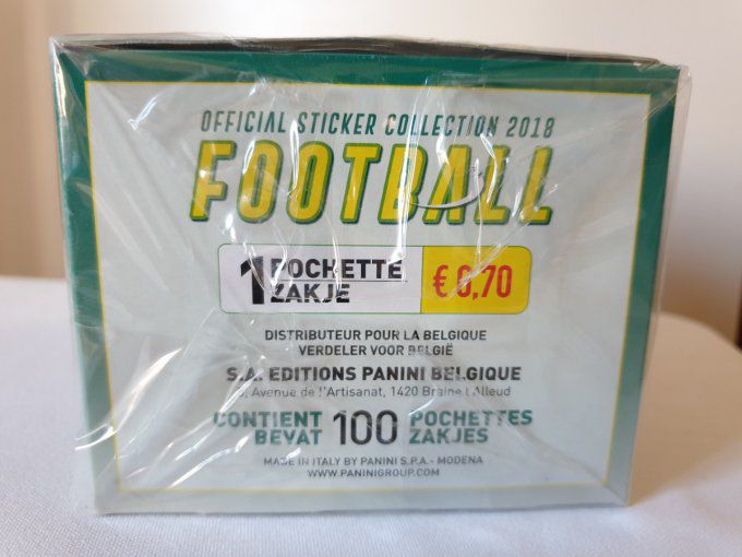 Panini Football Pro League 2018  par Boîte