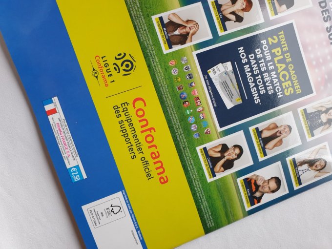Panini Foot 2017-2018 set complet images+album factory plastifier