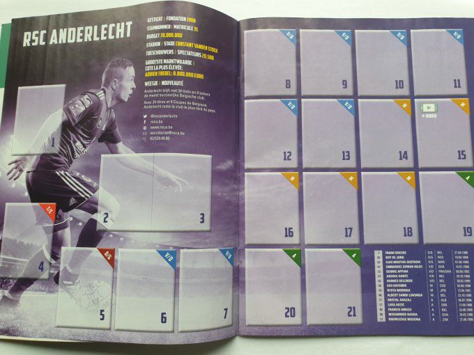 Panini Pro League 2018-2019 Album vide