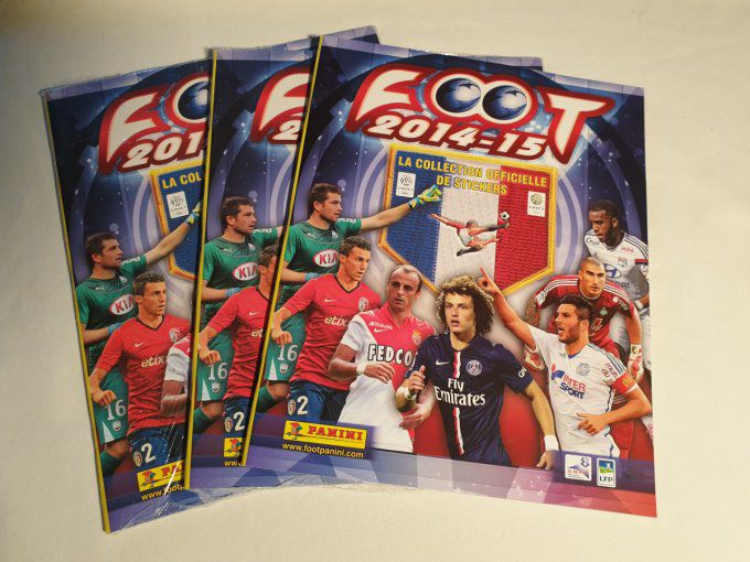 Panini Foot 2014-2015 championnat de France Album vide