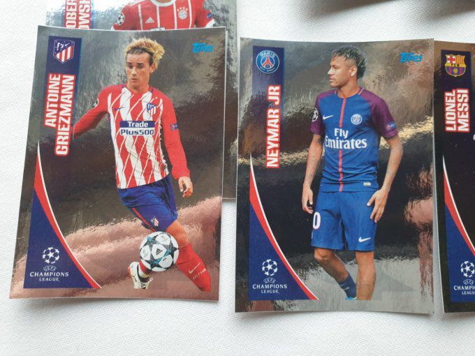 Topps champions league 2017-2018 Star brillante complet