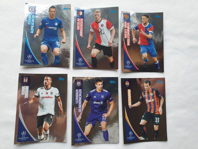 Topps champions league 2017-2018 Star brillante complet