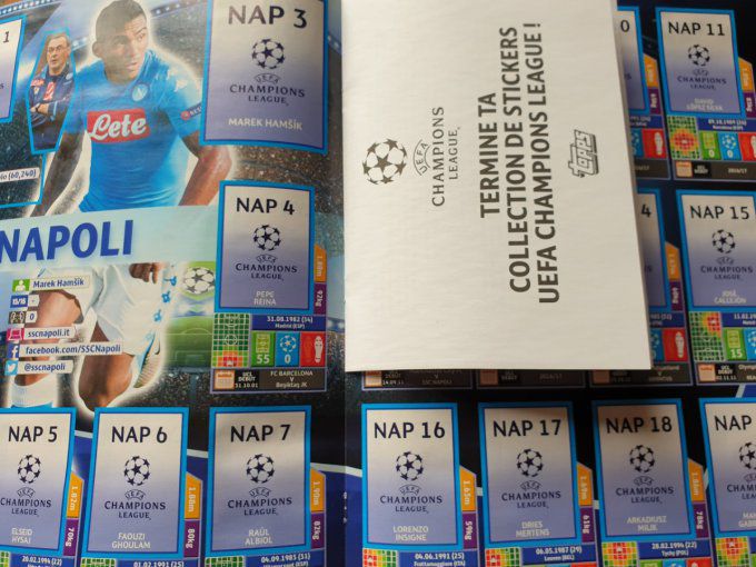 Topps Champions League 2016/2017 set complet