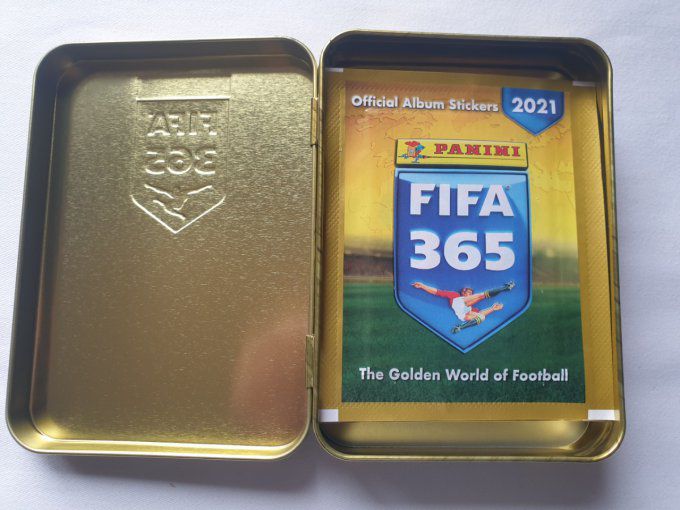 Panini Fifa 365 - 2021 Box métal collector+10 pochettes