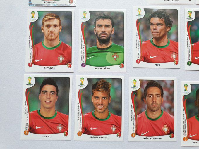 Team Portugal 19 stickers Brazil 2014 Ronaldo