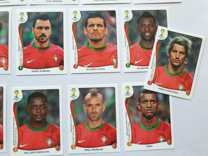 Team Portugal 19 stickers Brazil 2014 Ronaldo