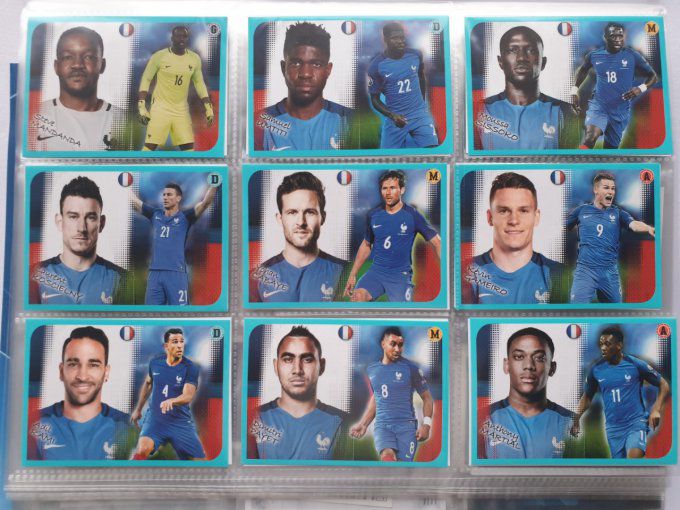 Panini Foot 2016-2017 série poster complète P1àP20