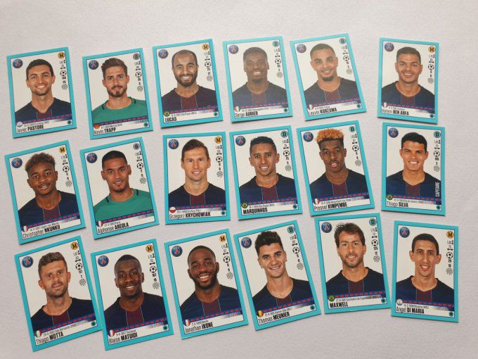 Panini Foot 2016-2017 images a la pièce séparer