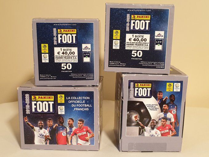 Panini Foot 2019-2020 championnat de France Box 50 pochettes