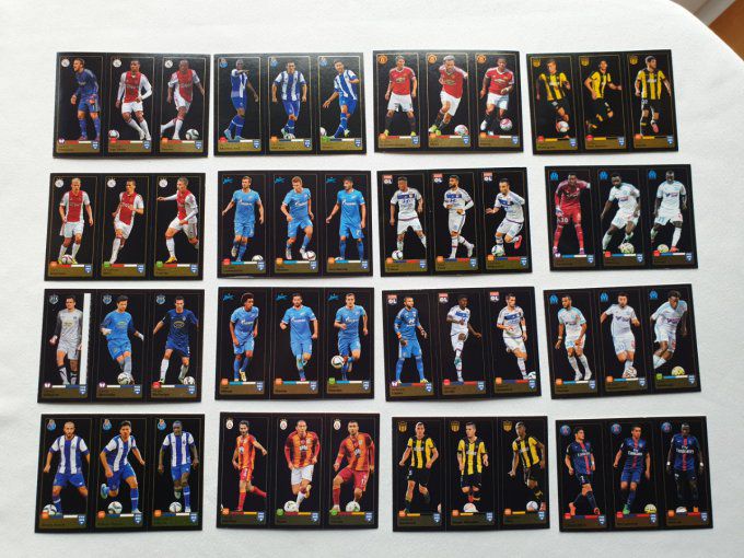 Panini Fifa 365 2016 Lot de 33 sticker joueur en mouvement