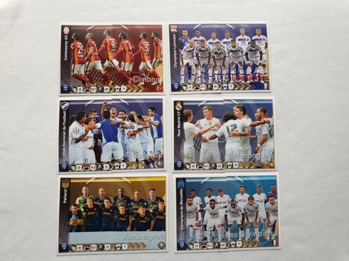 Panini Fifa 365 2016 Lot de 62 sticker photo équipe