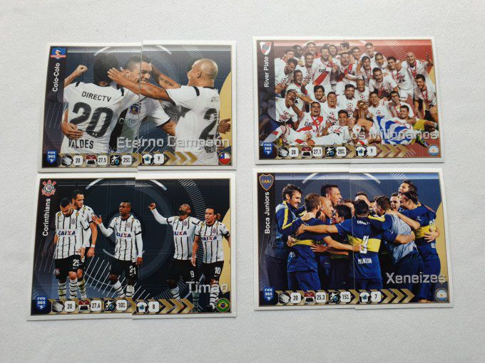 Panini Fifa 365 2016 Lot de 62 sticker photo équipe