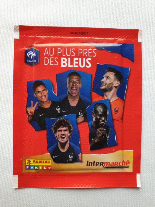 Panini Family  au plus près des bleus 2020 Intermarché  pochettes