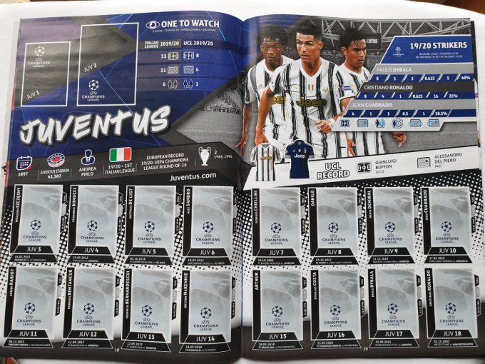 Topps Champions League 2020/2021 Album vide avec Mbapee sticker Free