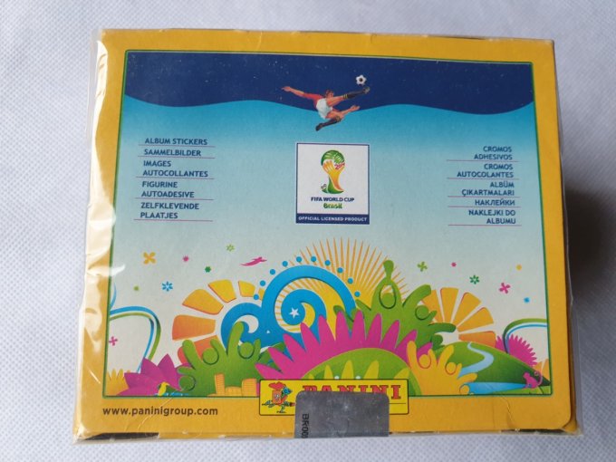 Panini Brazil 2014 box 100 pochettes version jaune