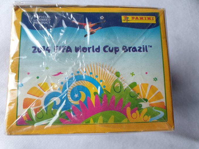 Panini Brazil 2014 box 100 pochettes version jaune