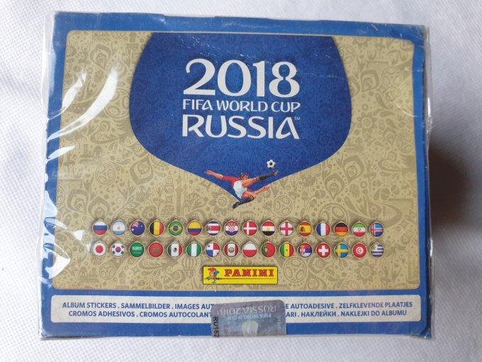 Panini Russie 2018 Box version 568 dos noir