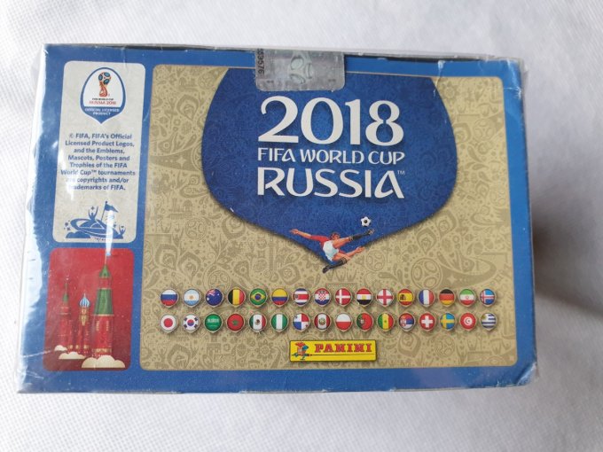 Panini Russie 2018 Box version 568 dos noir