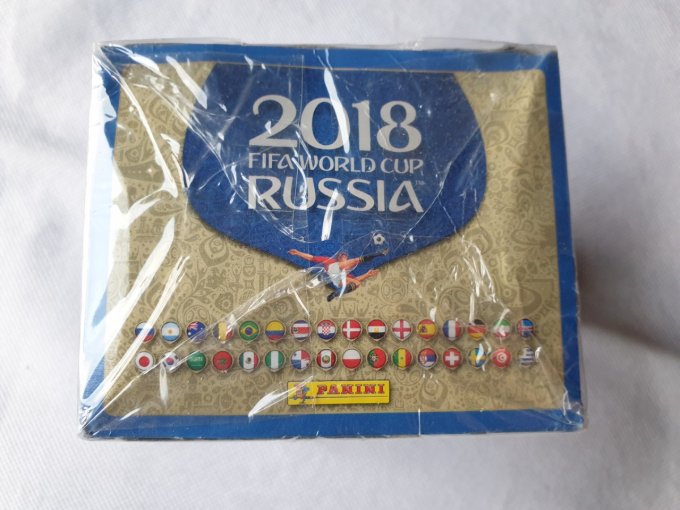 Panini Russie 2018 Box version 568 dos noir