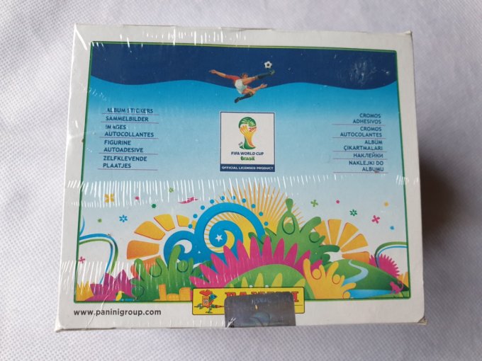 Panini Brazil 2014 box 100 pochettes version Belge pochette blanche