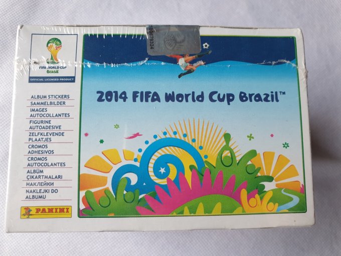 Panini Brazil 2014 box 100 pochettes version Belge pochette blanche