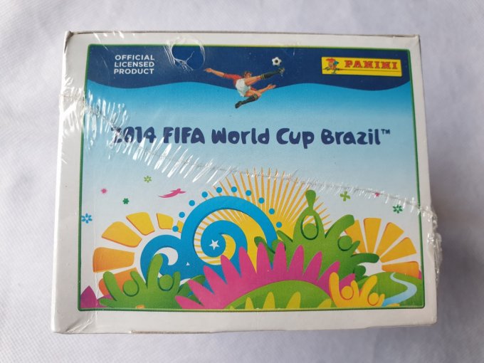 Panini Brazil 2014 box 100 pochettes version Belge pochette blanche