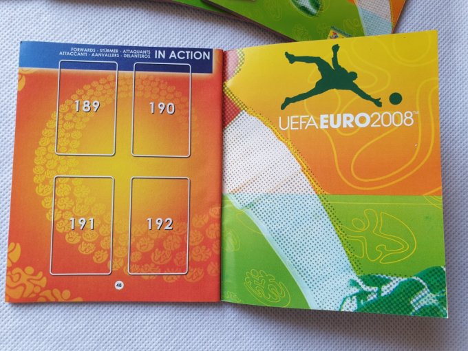 Panini Album vide  Euro 2008 Pocket album