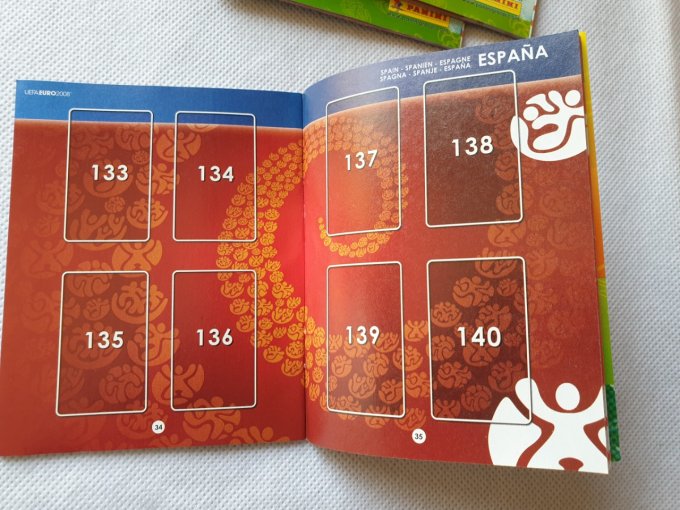 Panini Album vide  Euro 2008 Pocket album