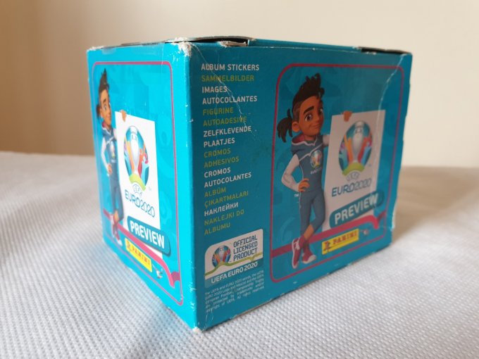 Panini Euro 2020 Preview Box 60 pochettes version France