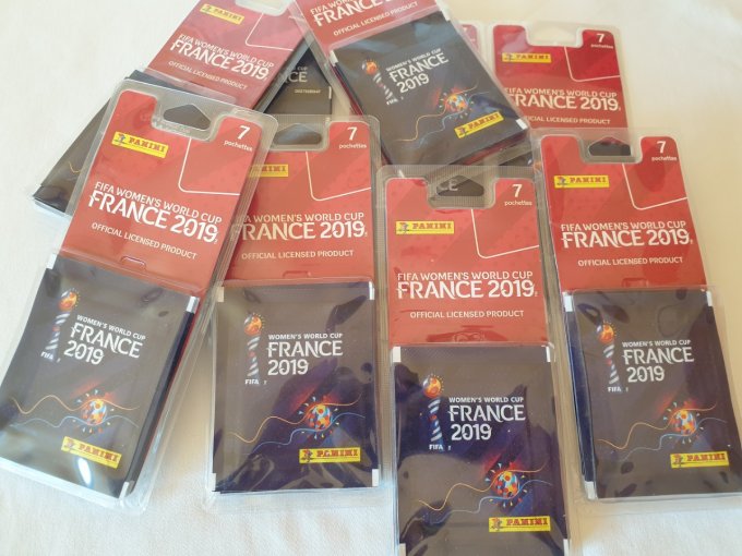 Panini Blister 7 pochettes women France 2019 