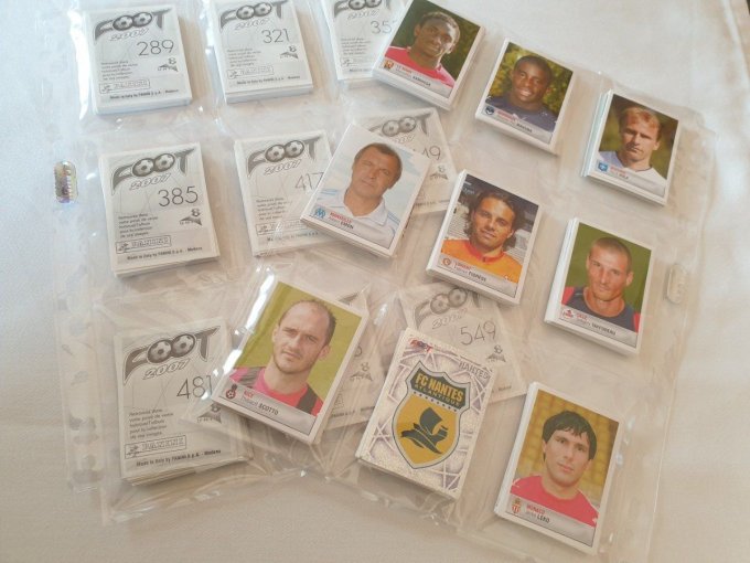 Panini championnat de France Foot 2007 set complet sans album 