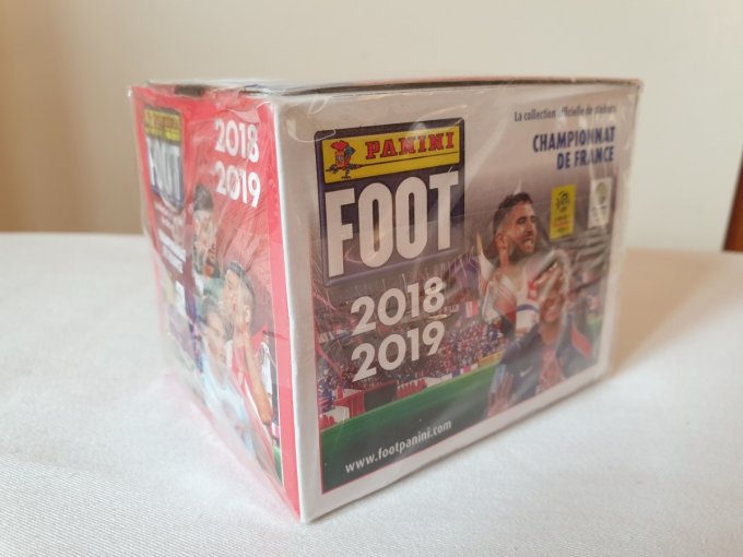 Panini Foot 2018-2019 championnat de France Box 50 pochettes 