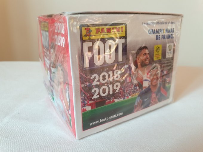 Panini Foot 2018-2019 championnat de France Box 50 pochettes 