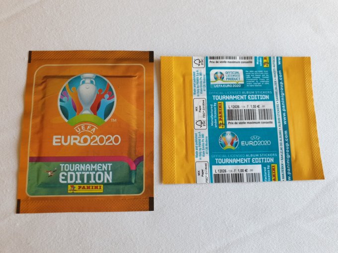 Panini Euro 2020 Tournament edition France version par pochettes