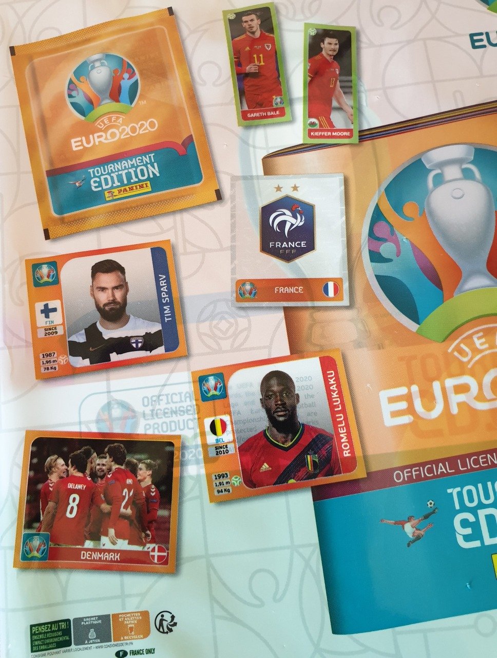 Euro 2020 Tournament image a la pièce version France