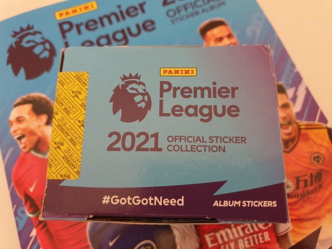 PANINI PREMIER LEAGUE 2021 Box 50 pochettes